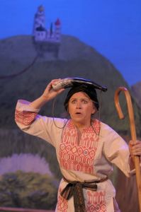 Rachel Collins in "Fools" at Ozark Actors Theatre